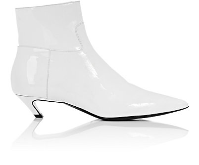 balenciaga Broken heel Patent Leather Ankle Boots
