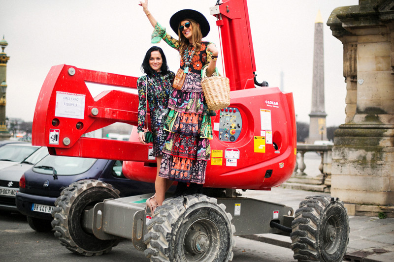 Leigh Leizard and Anna dello Russo