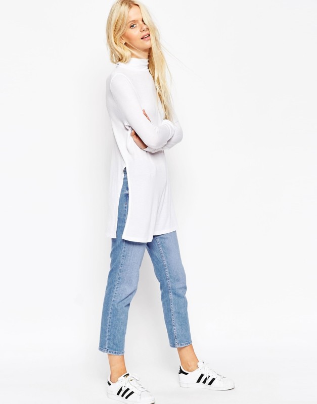asos tunic with slide split