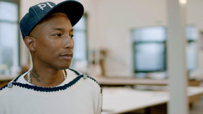 pharrell visits chanel