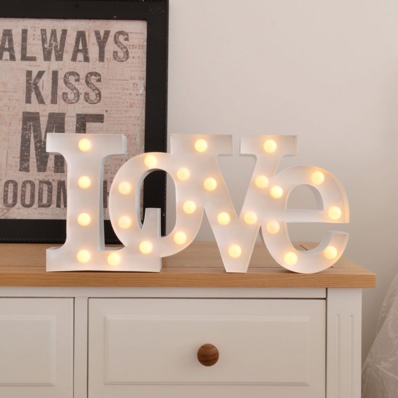 lampada led love