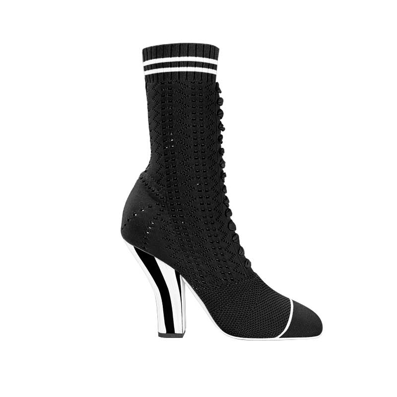 1-Buy-Jessica-Buurman-Street-Style-Shoes-ELSIA-Lace-Up-Knitwear-Sock-Boots-black-800x800