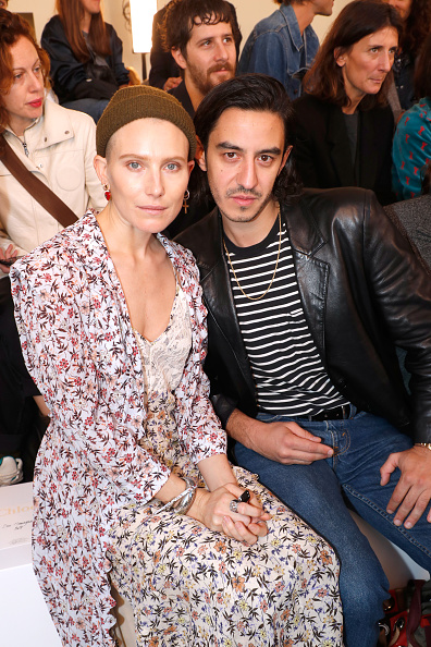 PARIS, FRANCE - SEPTEMBER 27: Model Dree Hemingway and Ricky Saiz attend the Chloe show as part of the Paris Fashion Week Womenswear Spring/Summer 2019 on September 27, 2018 in Paris, France. (Photo by Bertrand Rindoff Petroff/Getty Images)